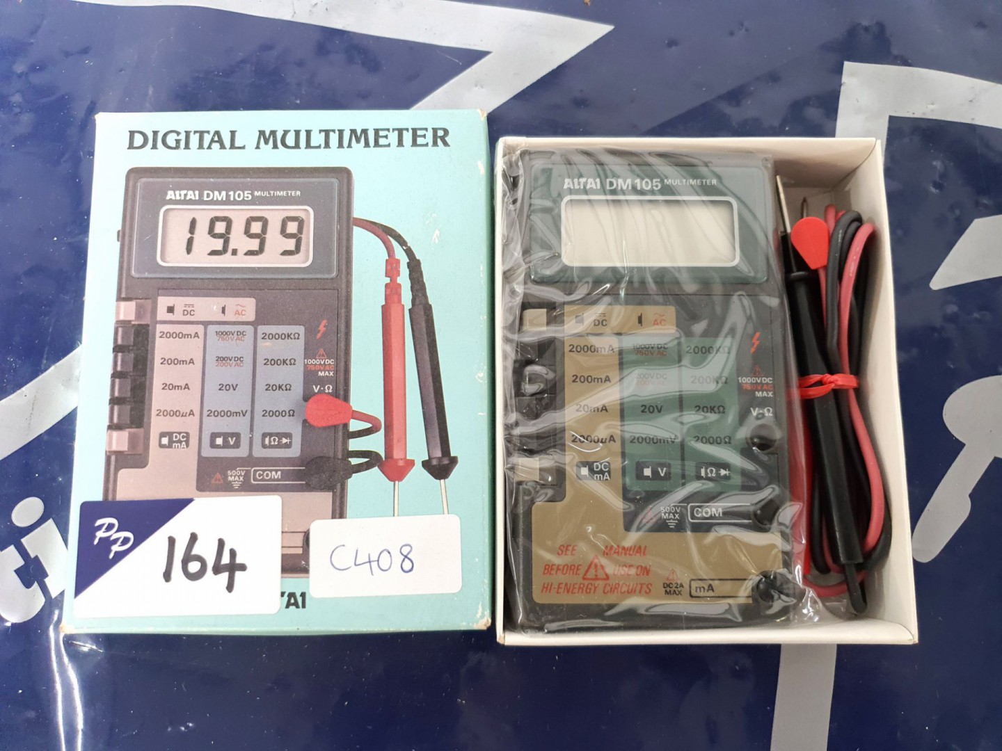 Altai DM105 digital multimeter with leads (boxed &...