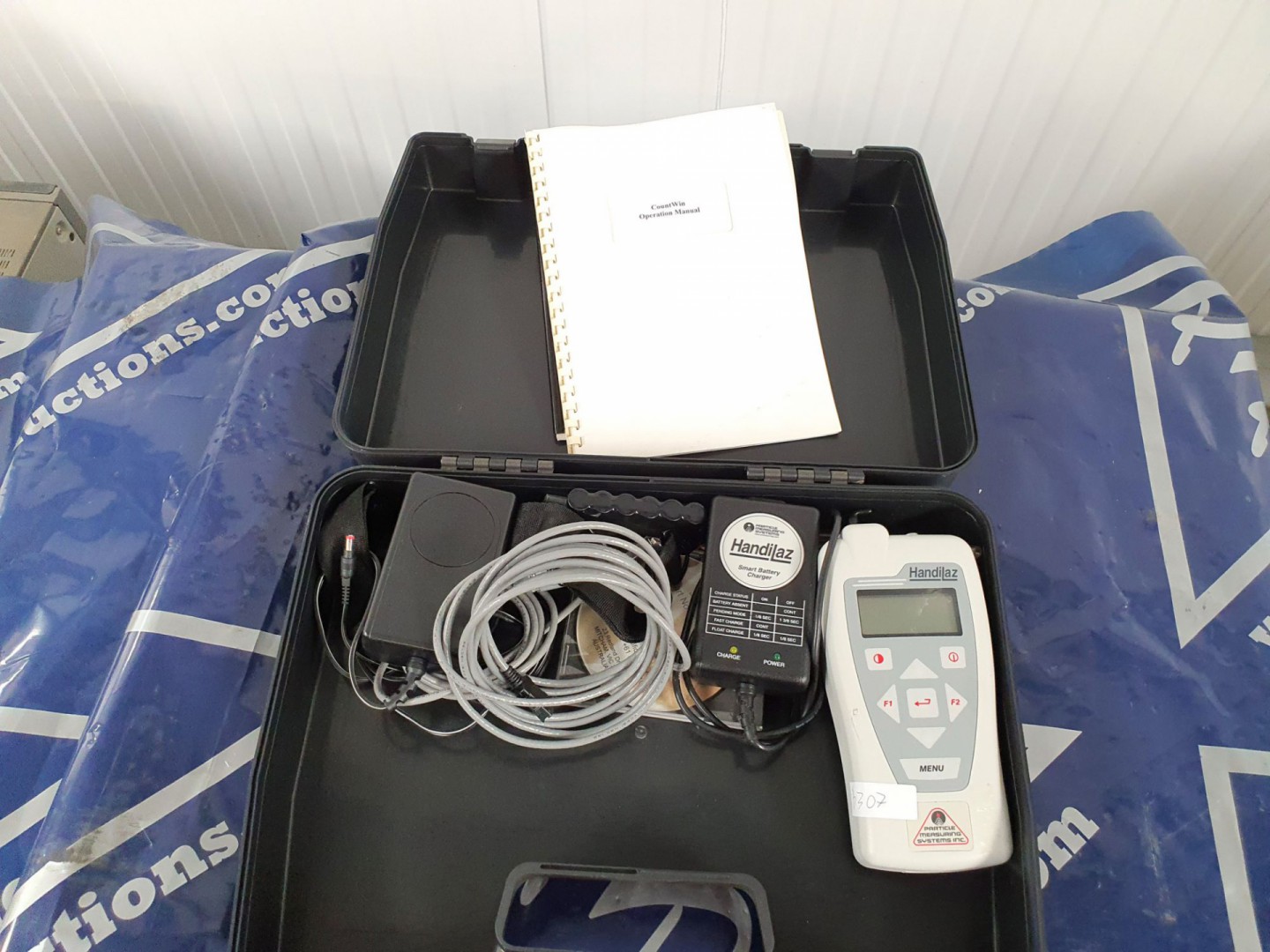 PMS Handilaz laser particle counter in carry case...