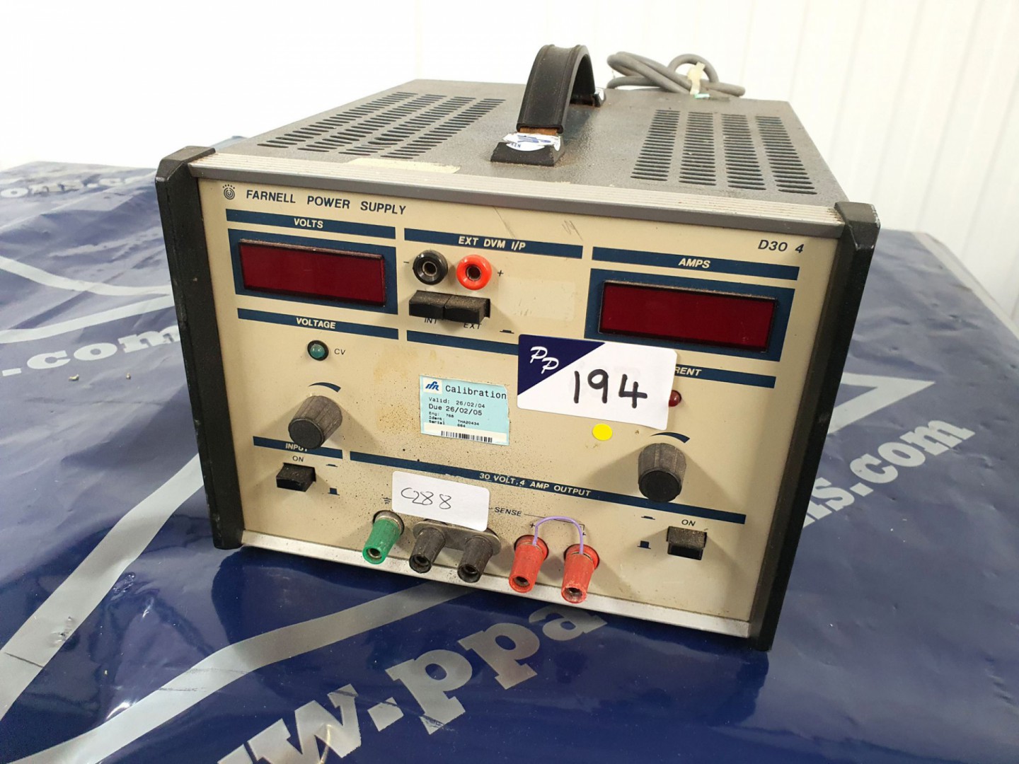 Farnell D30-4 PSU, 0-30v / 0-4A, digital meters (C...