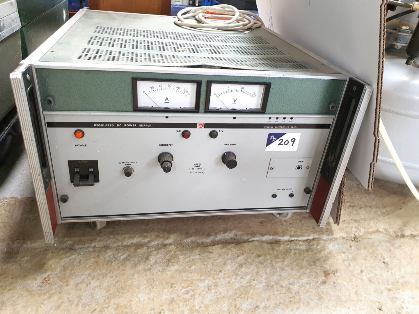 Kikusui PAD 16-100L PSU, 0-16v, 0-100A (C3) - lot...