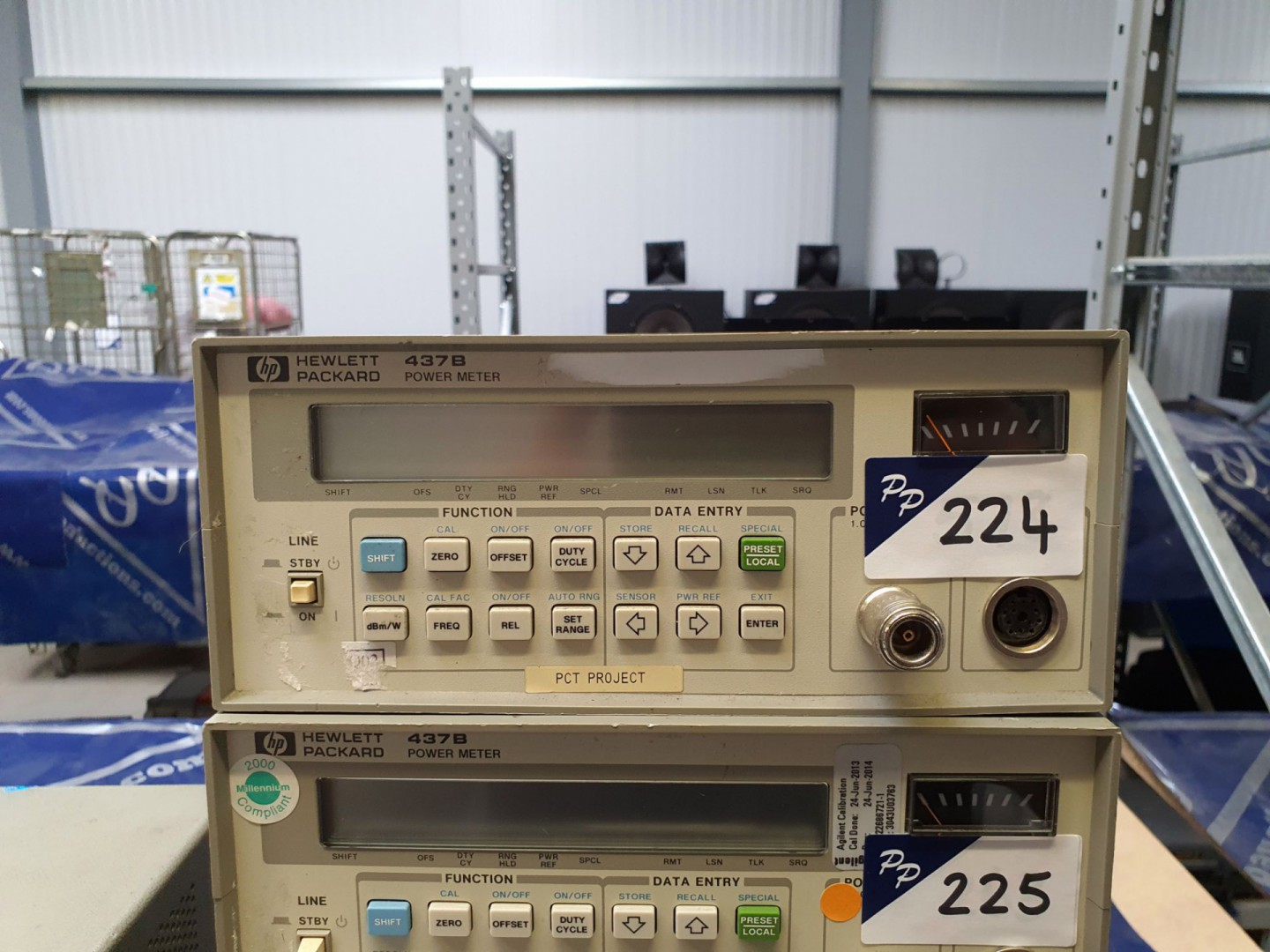 HP 437B power meter (no sensor) (E67 error A/D fai...