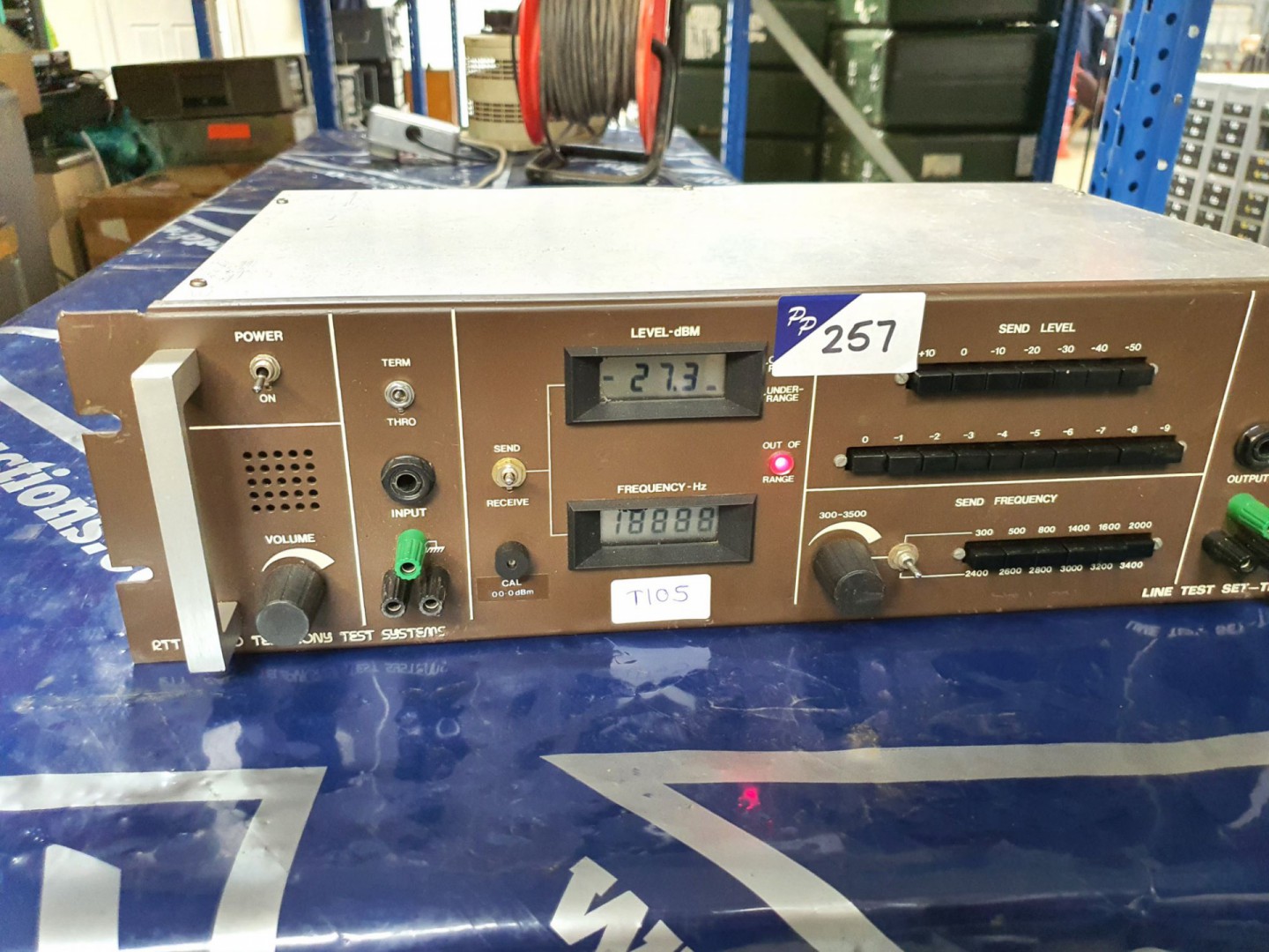 RTT 100/58R line test set (T105) - lot located at:...
