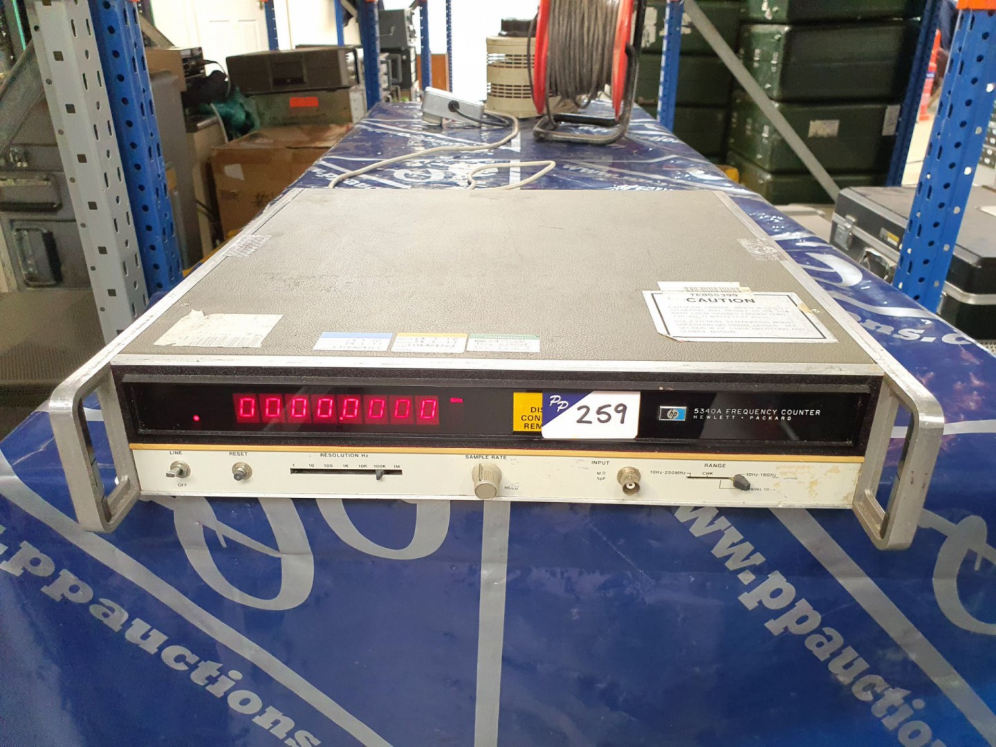 HP5340A frequency counter, 10Hz-18GHz (C348) - lot...