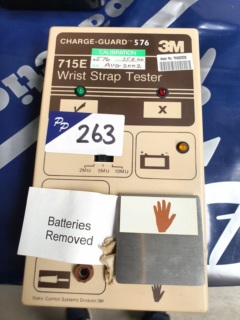 3M 715E wrist strap tester (T199) - lot located at...