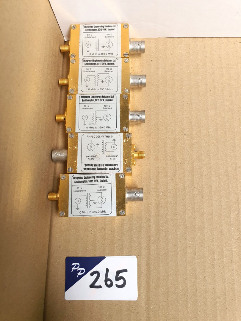 5x Integrated Engineering Balun 1NM4, 50-100ohms,...