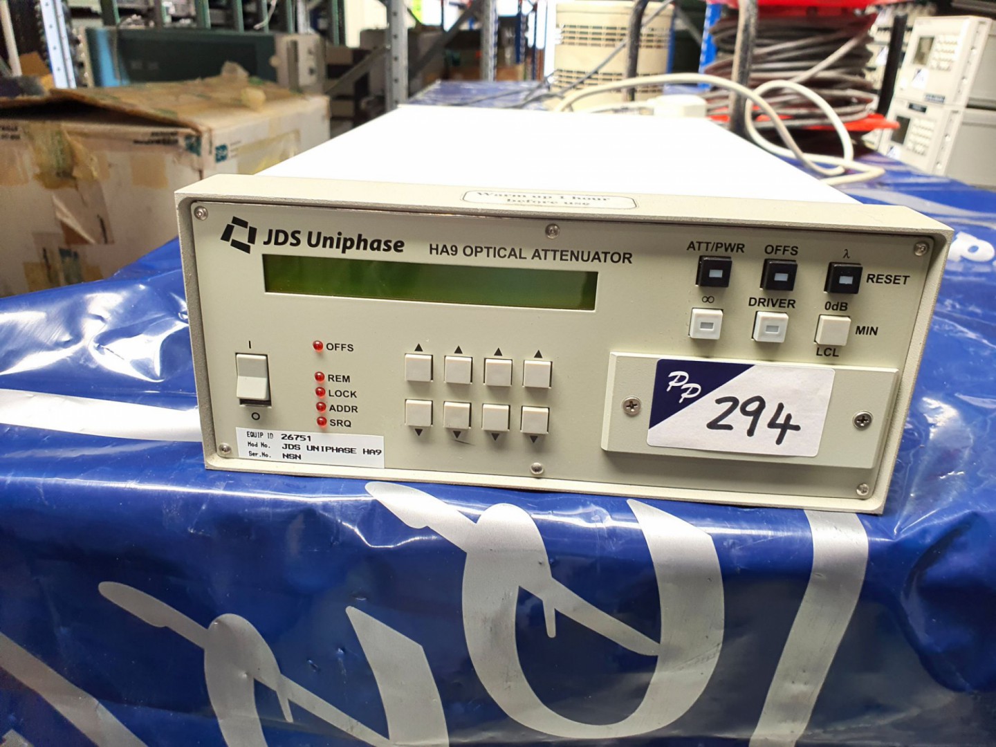 JDS uniphase HA9 optical attenuator (T331) - lot l...