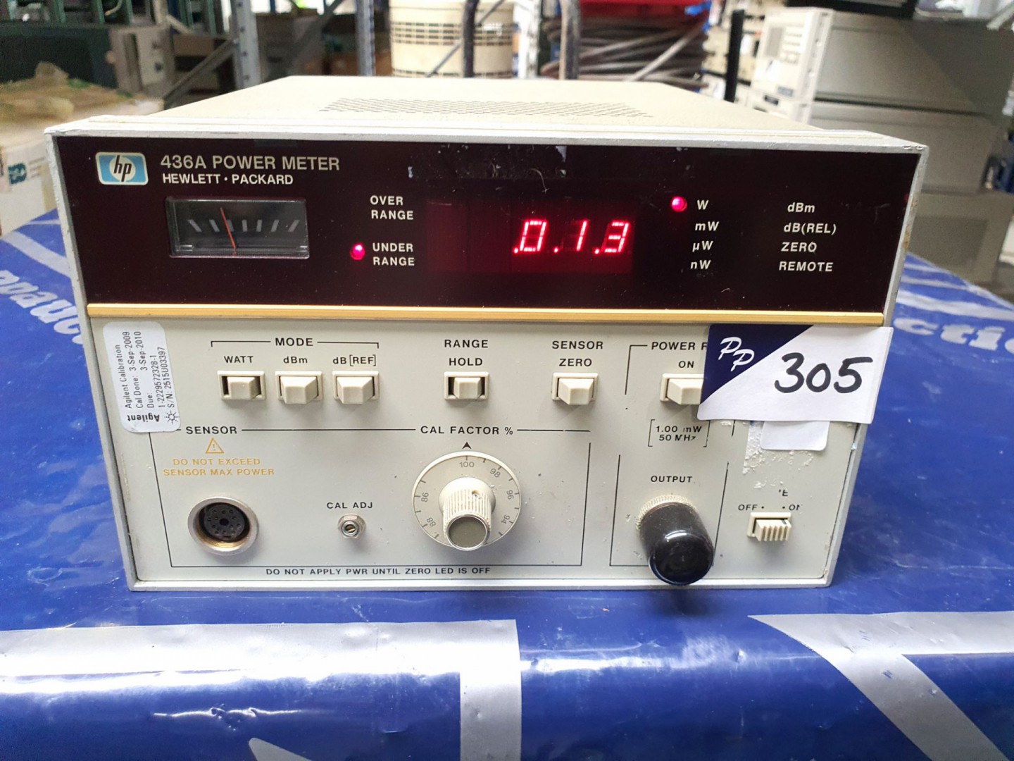 HP 436A power meter (no power sensor) (T84) - lot...