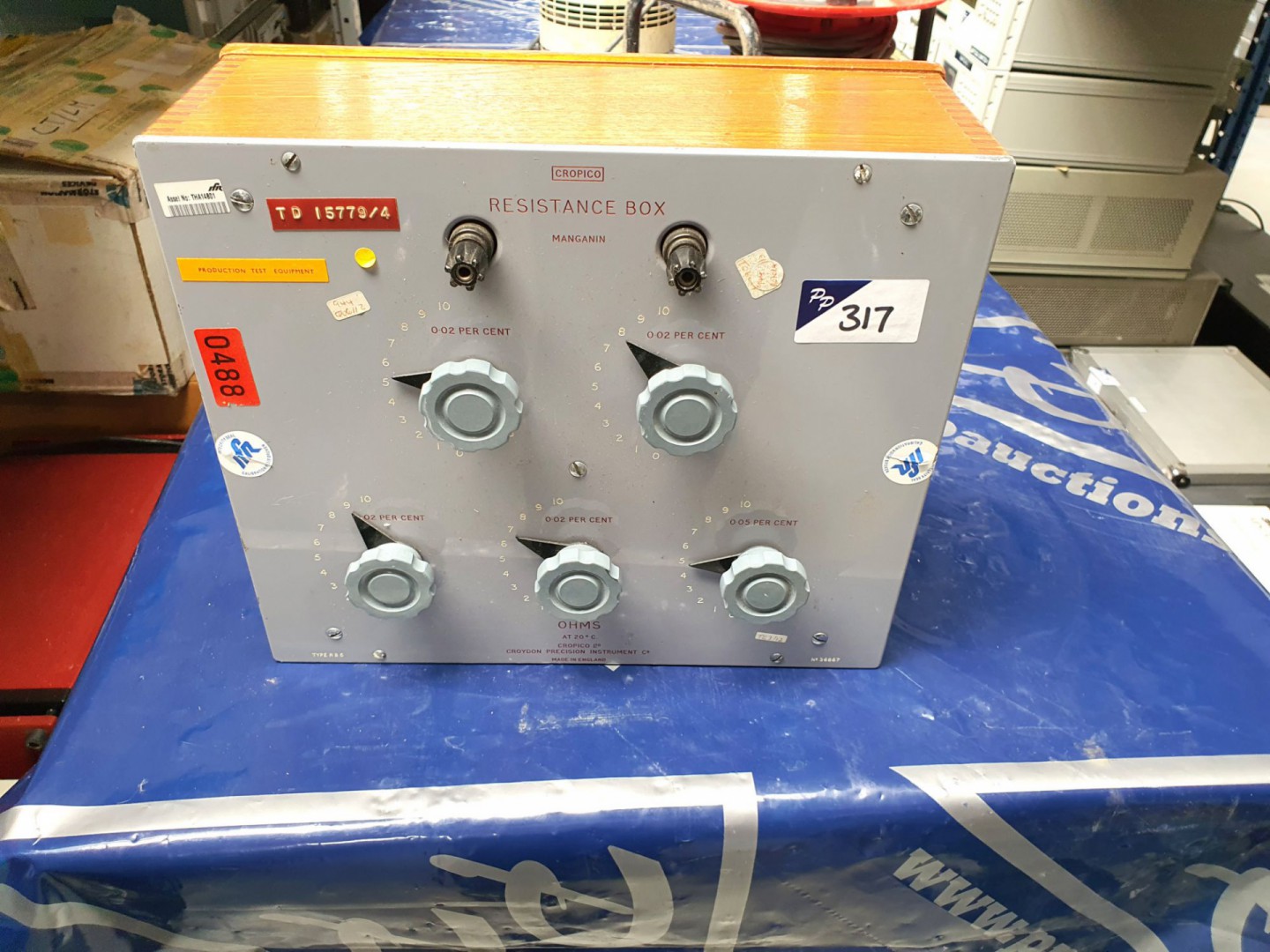 Cropico type RB5 resistance box (T404) - lot locat...