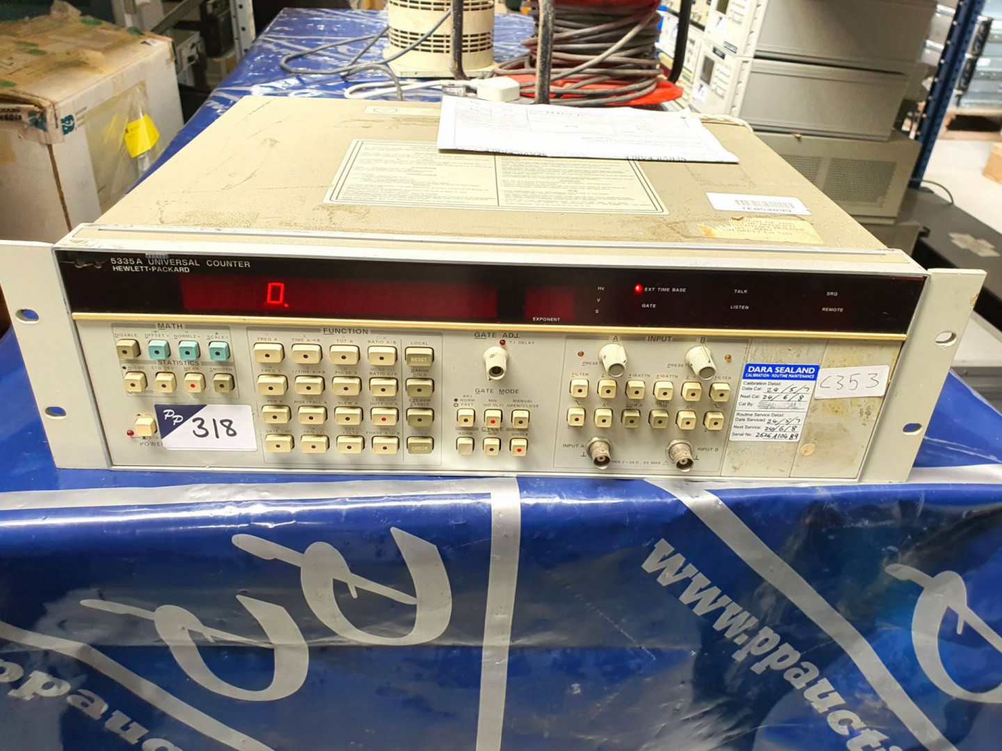 HP 5335A universal counter (C353) - lot located at...