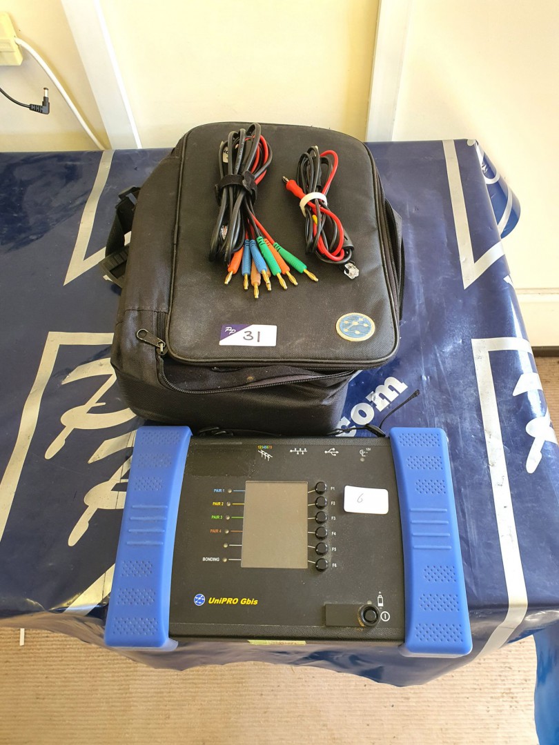Unipro Gbis DSL tester in carry case - lot located...