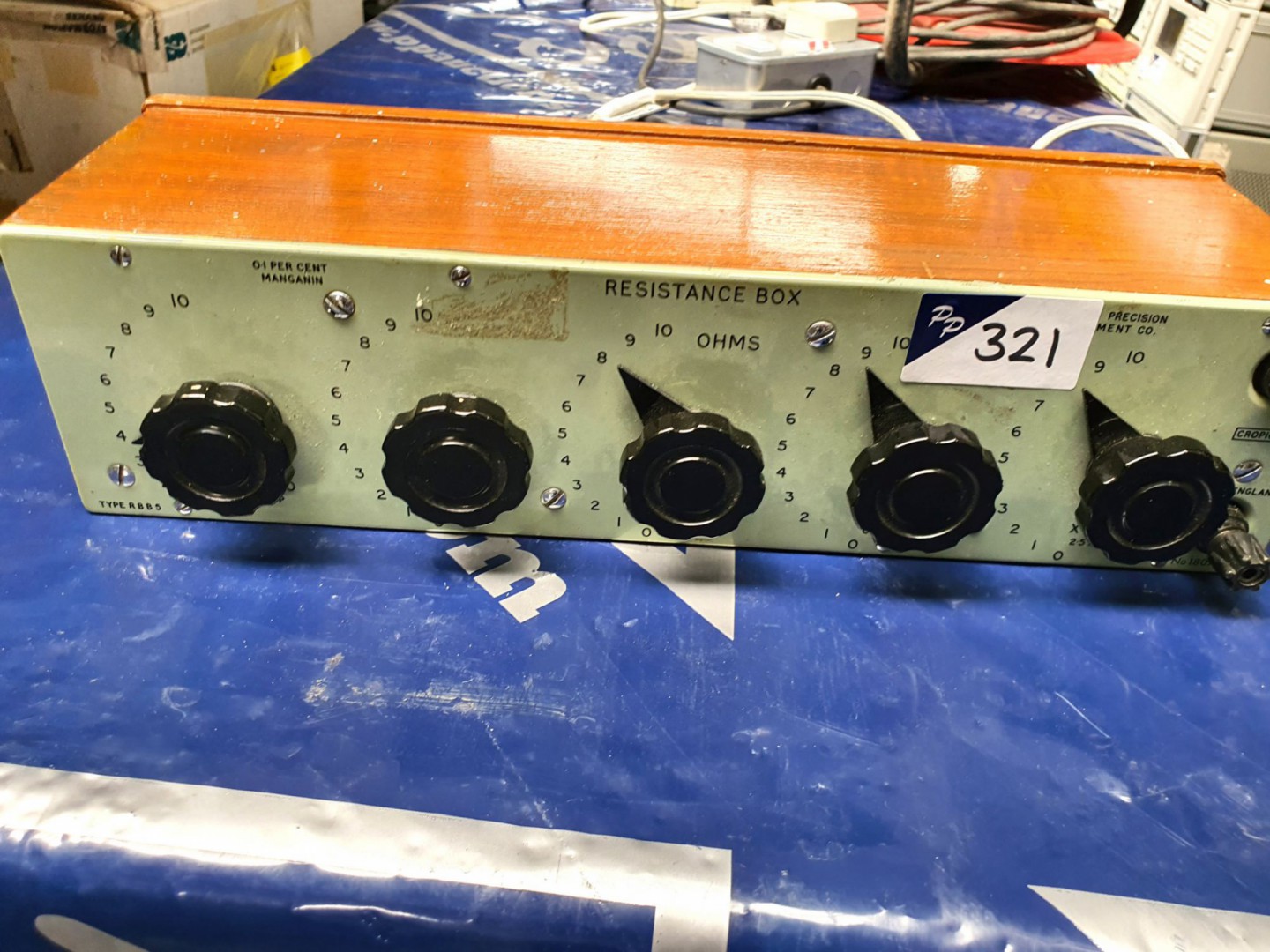 Croydon RBB5 resistance box, 5 decade (T313) - lot...
