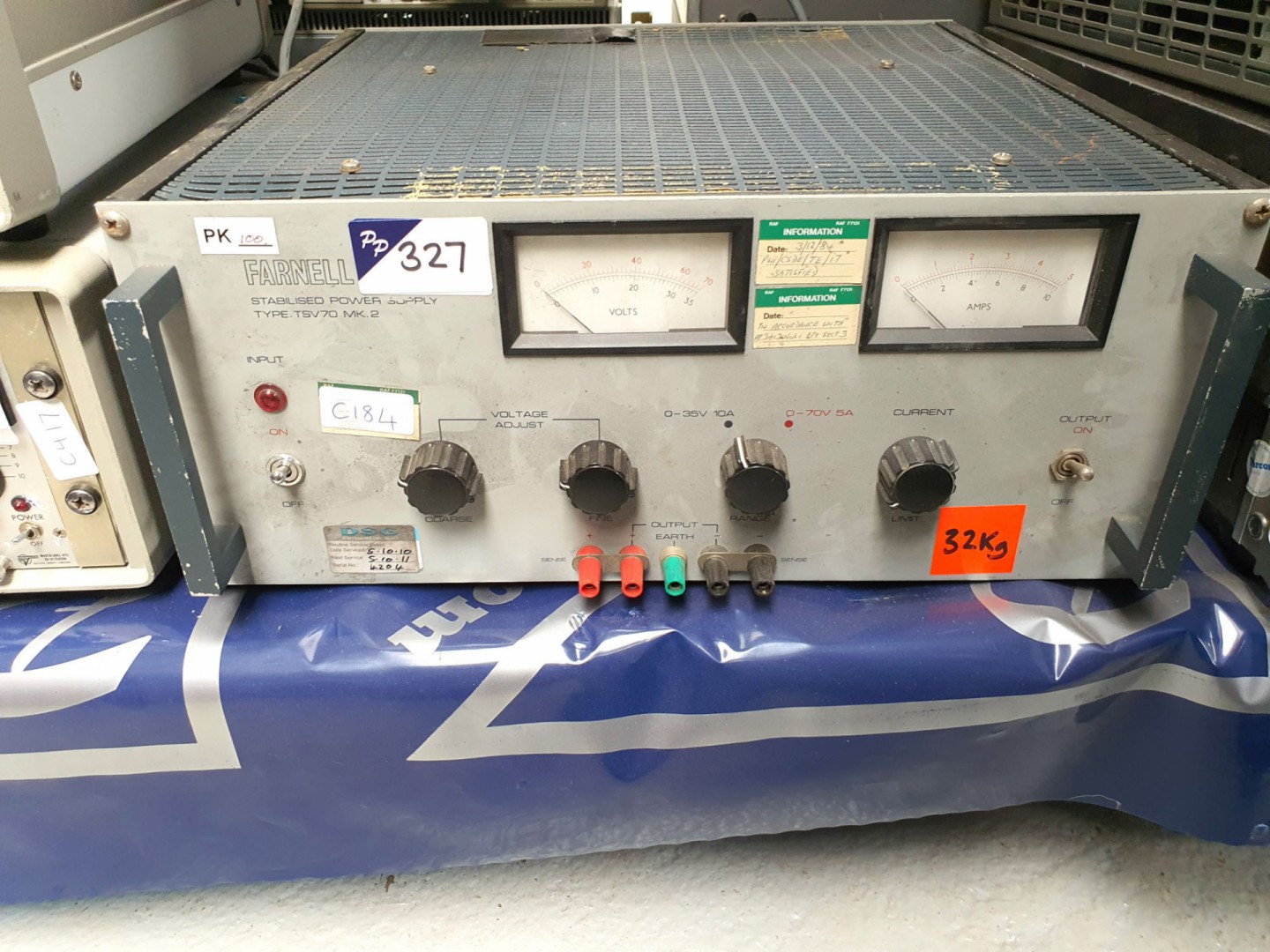 Farnell TSV 70 mark 2 PSU, 0-35v, 10A / 0-70v, 5A...