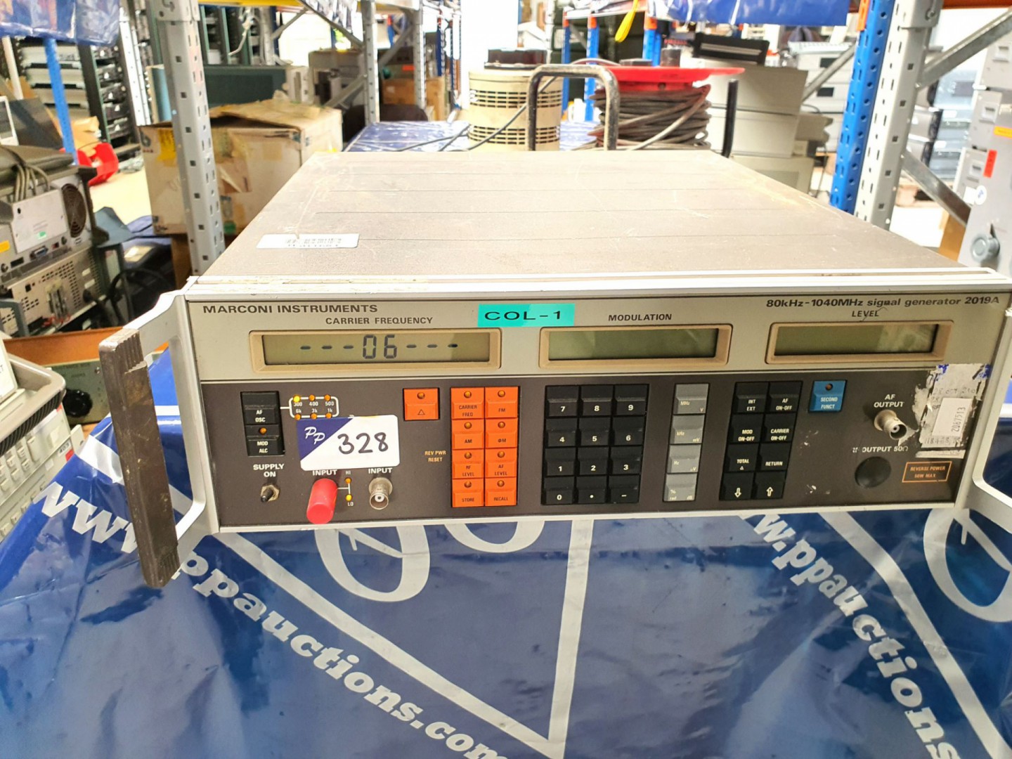 Marconi 2019A synthesized signal generator, 80kHz-...
