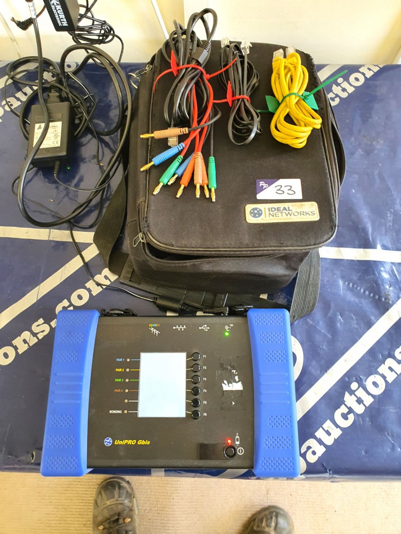 Unipro Gbis DSL tester in carry case - lot located...