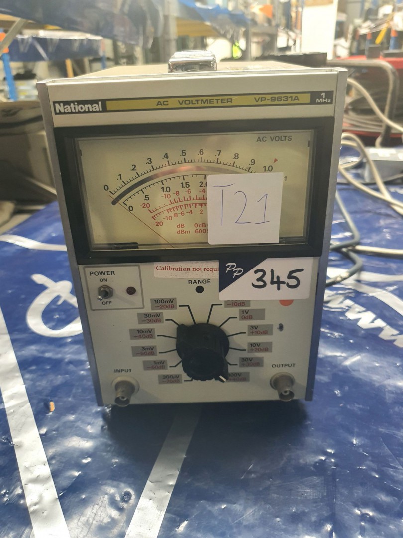 National VP9631A AC millivoltmeter (T21) - lot lo...