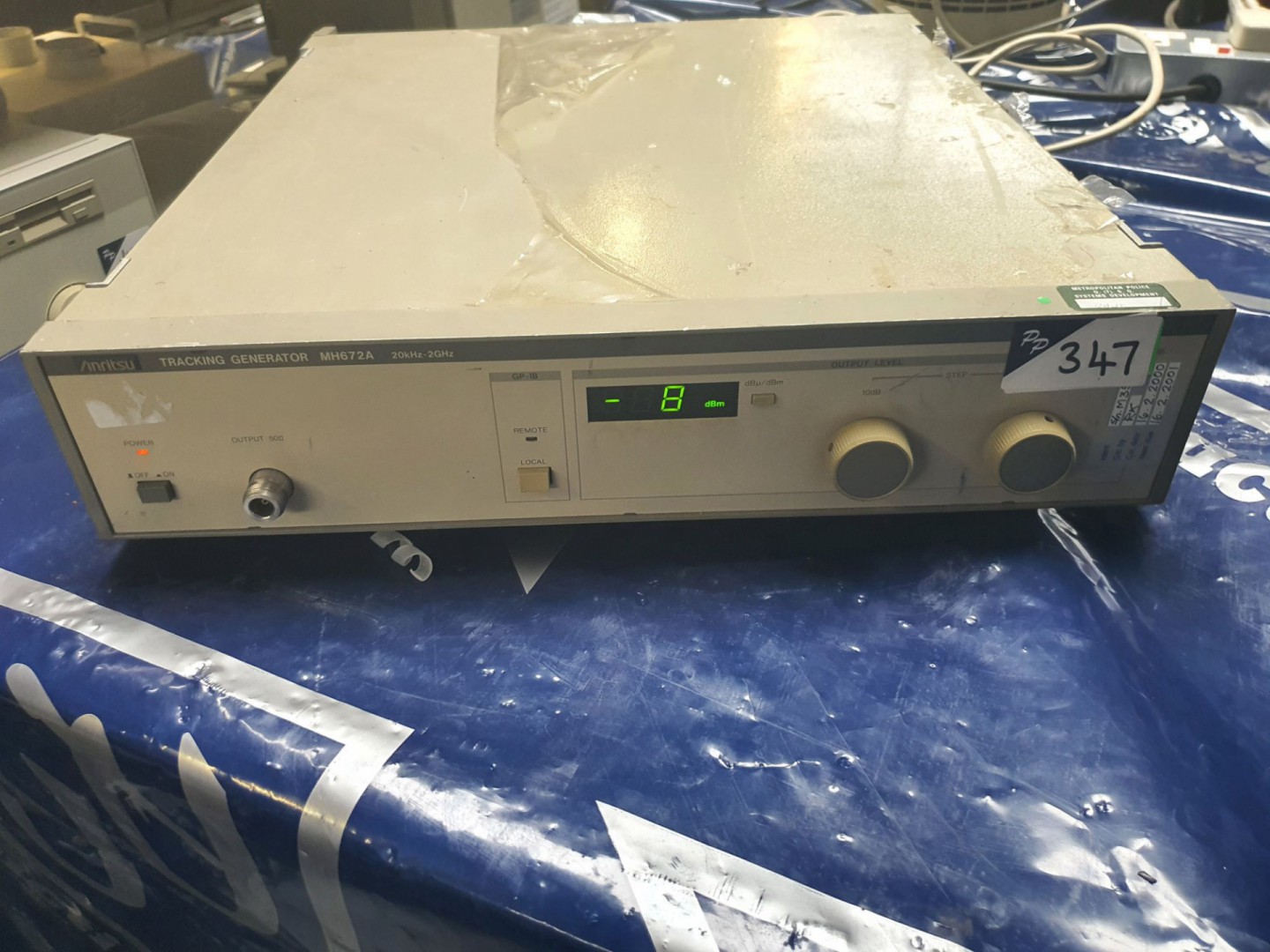 Anritsu MH672A tracking generator, 20kHz-2GHz with...