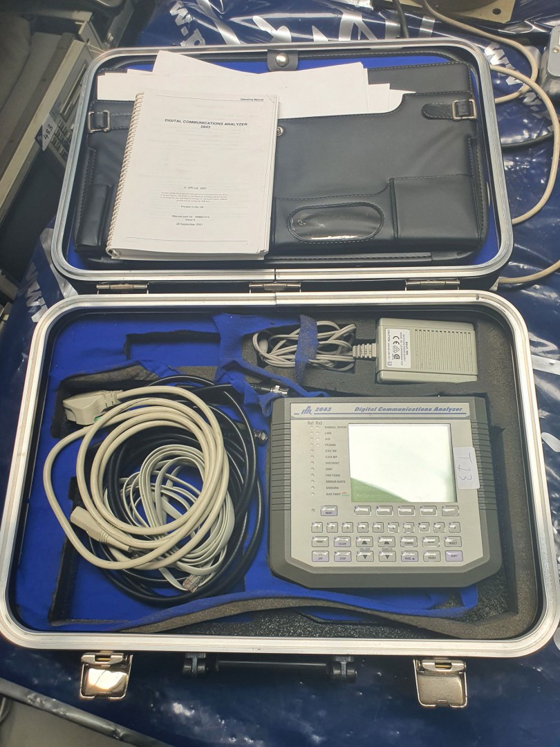 IFR 2843 digital communications analyser with lead...