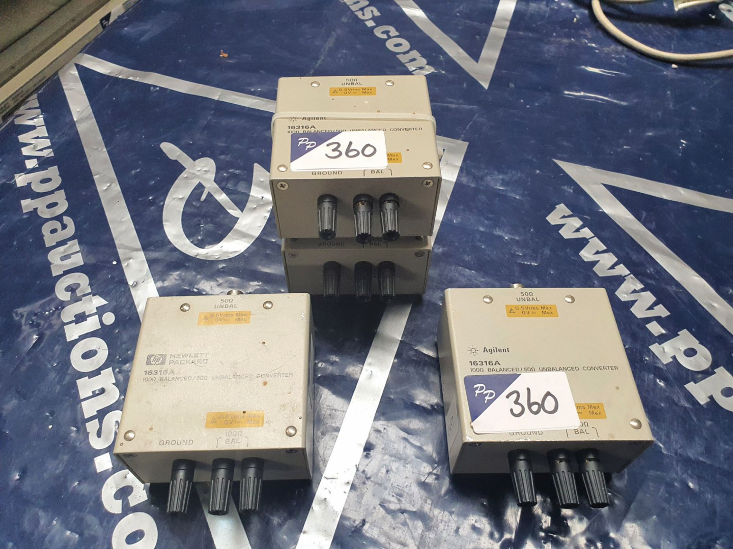 4x Agilent 16316A 100ohm - 50ohm convertor (C457 &...