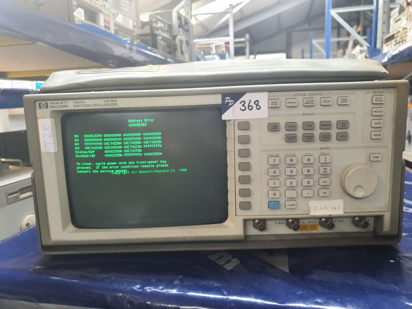 HP 54501A digitising oscilloscope 100MHz with prob...