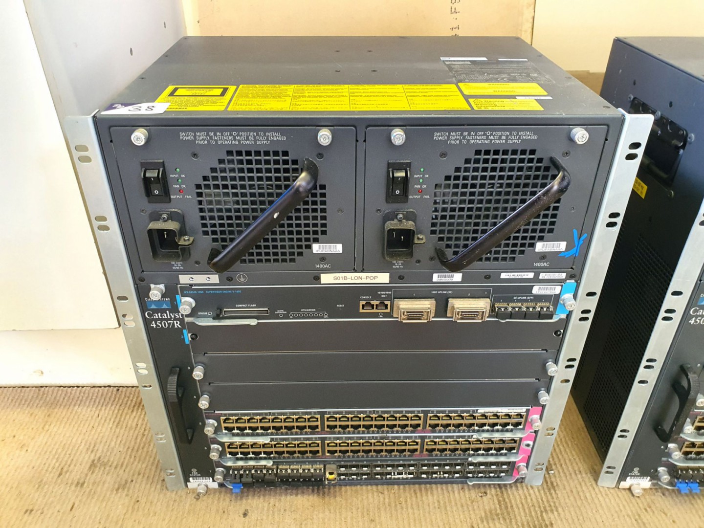 Cisco Systems Catalyst 4507R frame inc: network sw...