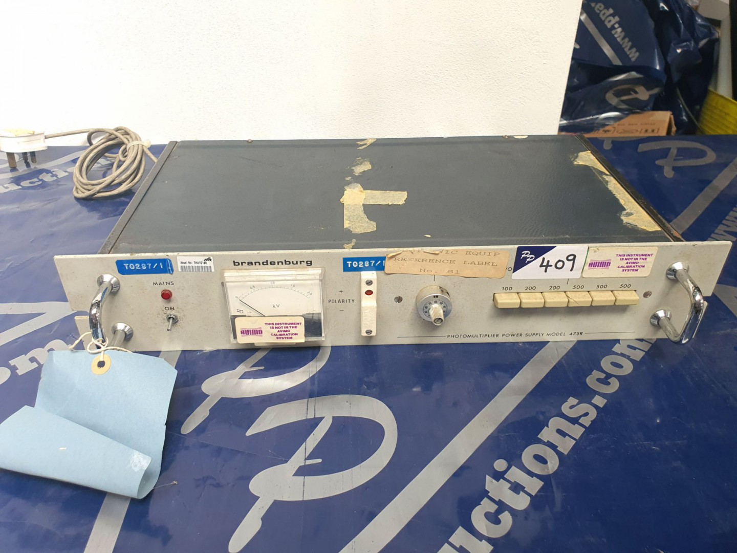 Brandenburg 475R PSU, 0-2kv (T78) - lot located at...