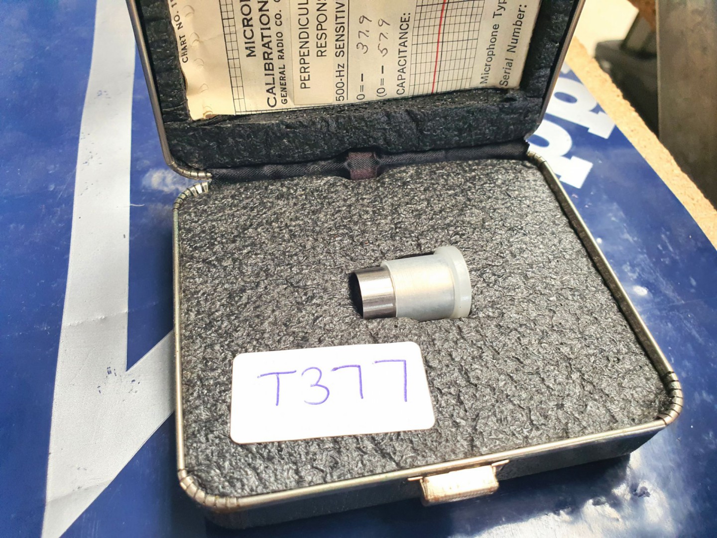 GR 1962-9602 half inch microphone with cal certifi...