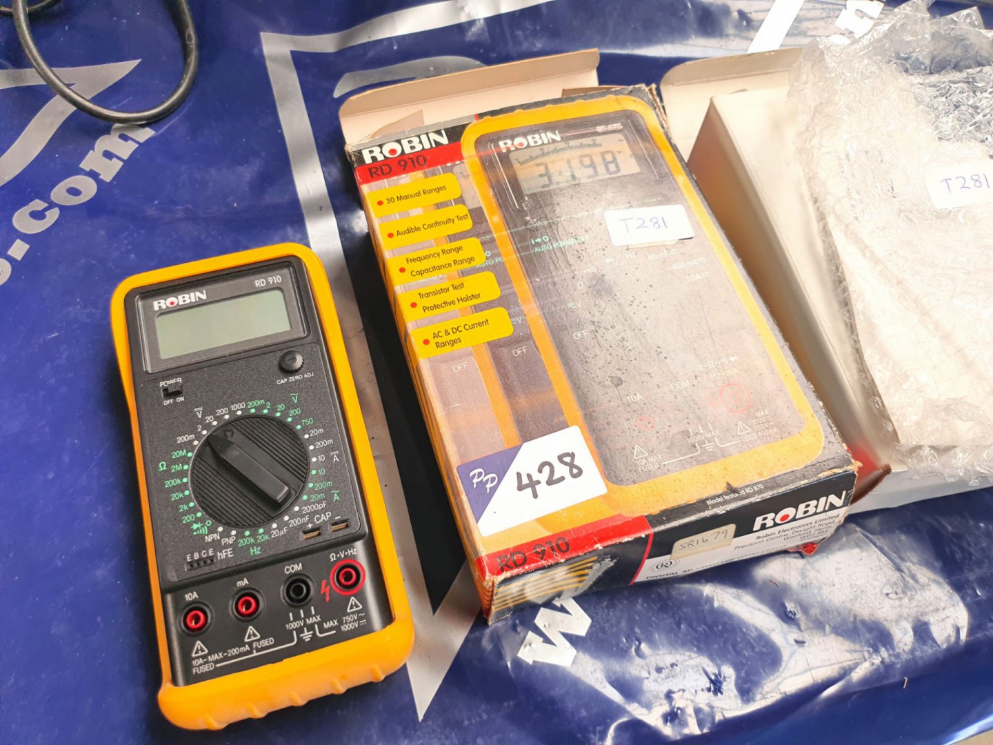 Robin RD910 DMM with manual & leads (boxed & unuse...