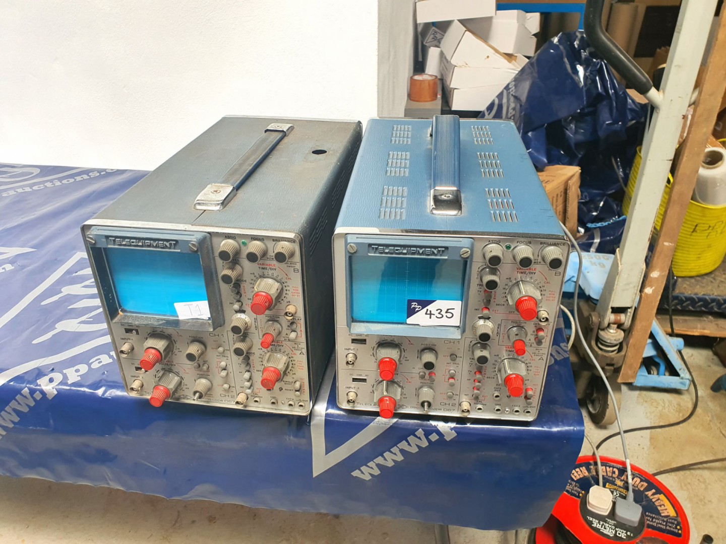 2x Telquipment D67 oscilloscopes (spares or repair...