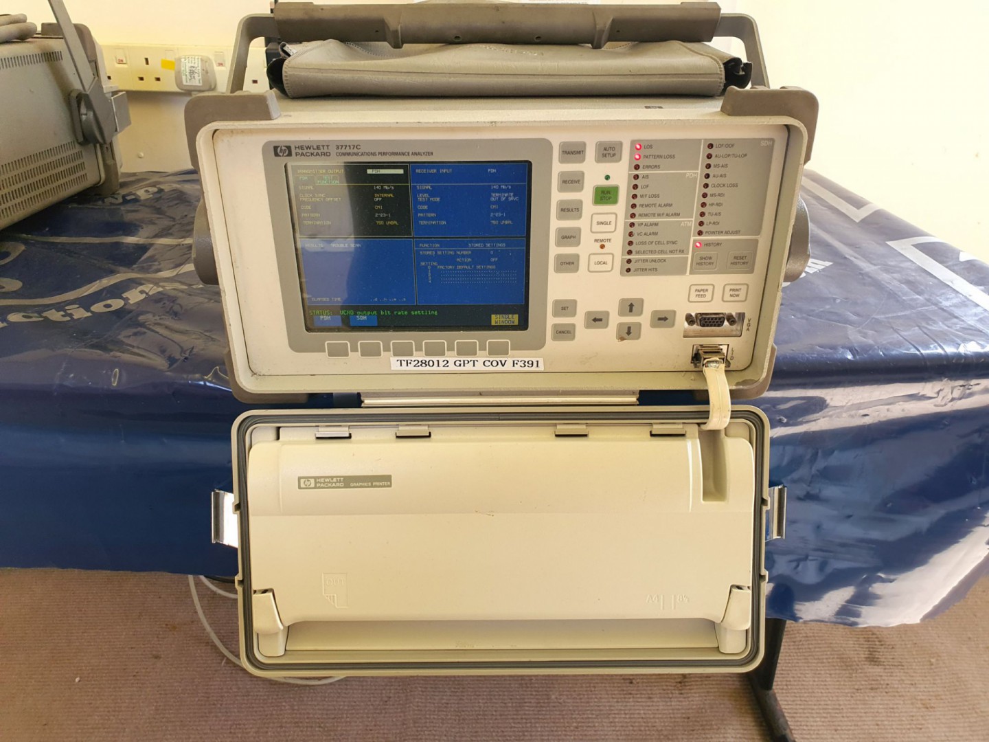 HP 37717C communications performance analyser - lo...