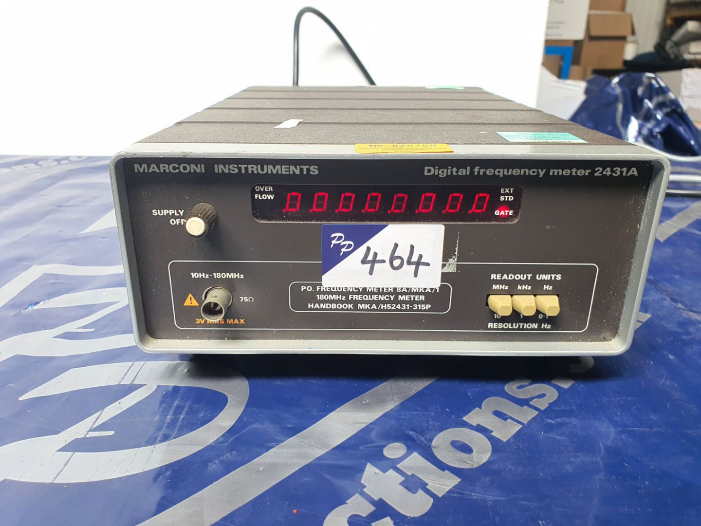 Marconi 2431A frequency counter, 10Hz-80MHz (T64)...