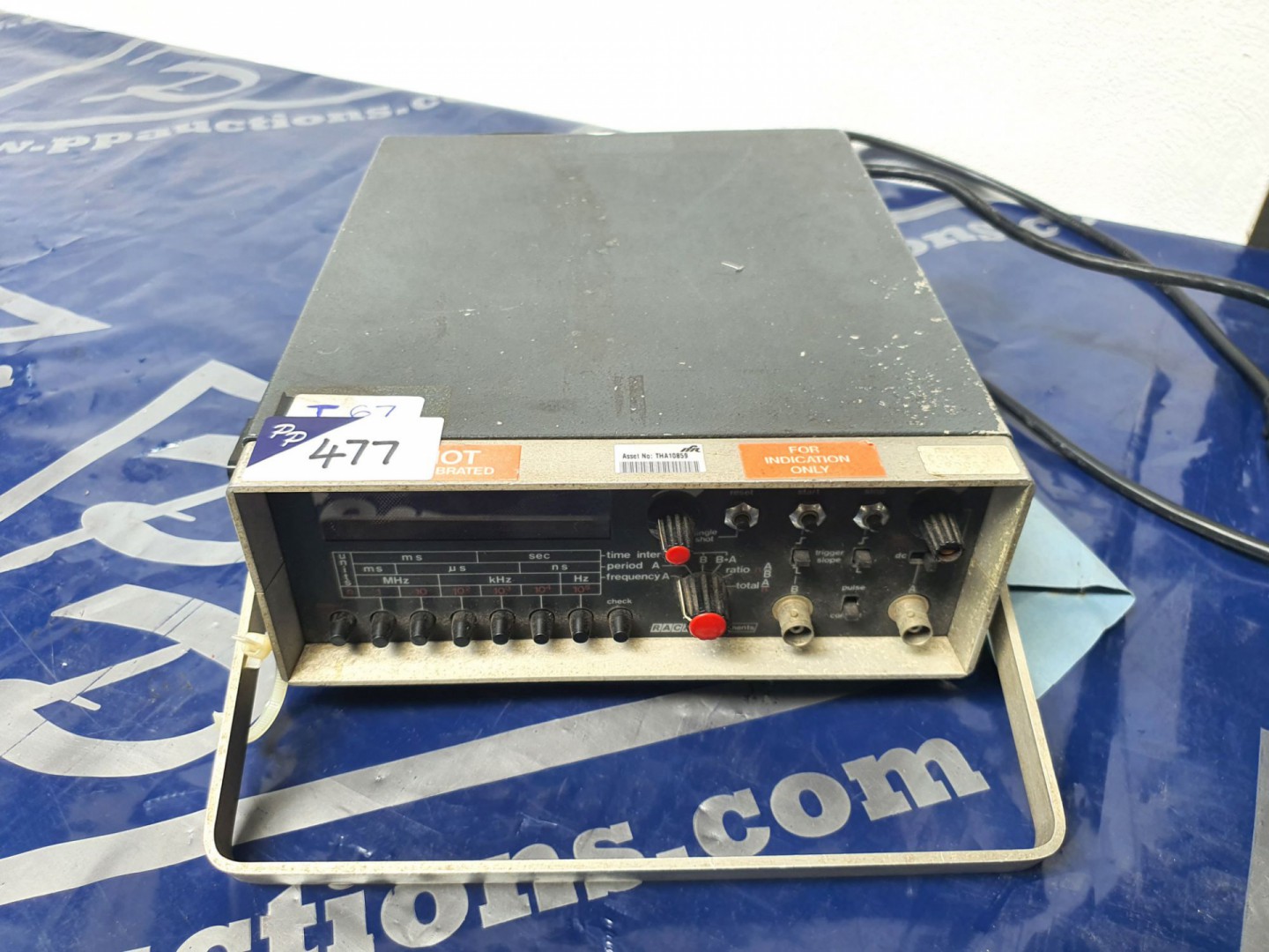 Racal 9835 universal counter, Nixe tube display (T...