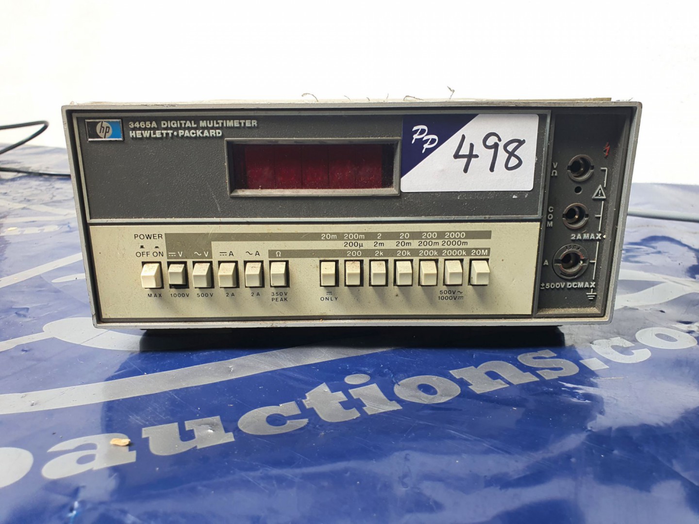 HP3465A digital multimeter (T258) - lot located at...