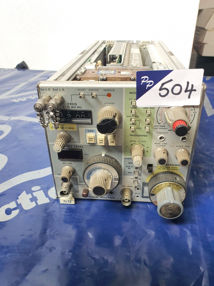 Tektronix 7000 Series 7L12 spectrum analyser plug...