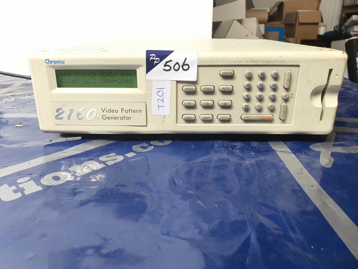 Chroma 2160 video pattern generator (T201) - lot l...