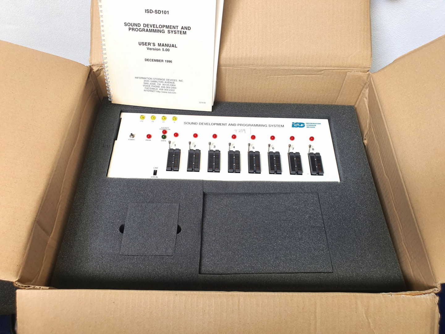 ISD SD101 sound development & programming system w...