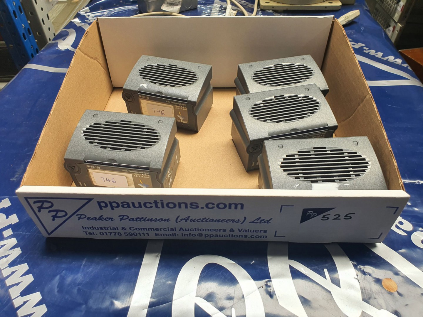 5x NI Field Point FP-TC-120 thermocouple input (T4...