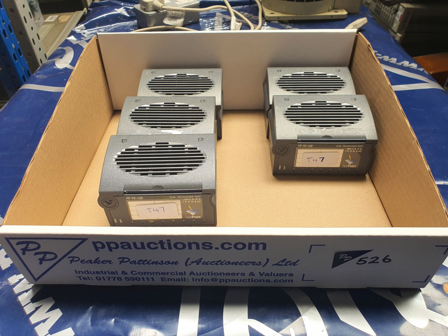 5x NI Field Point FP-TC-120 thermocouple input (T4...