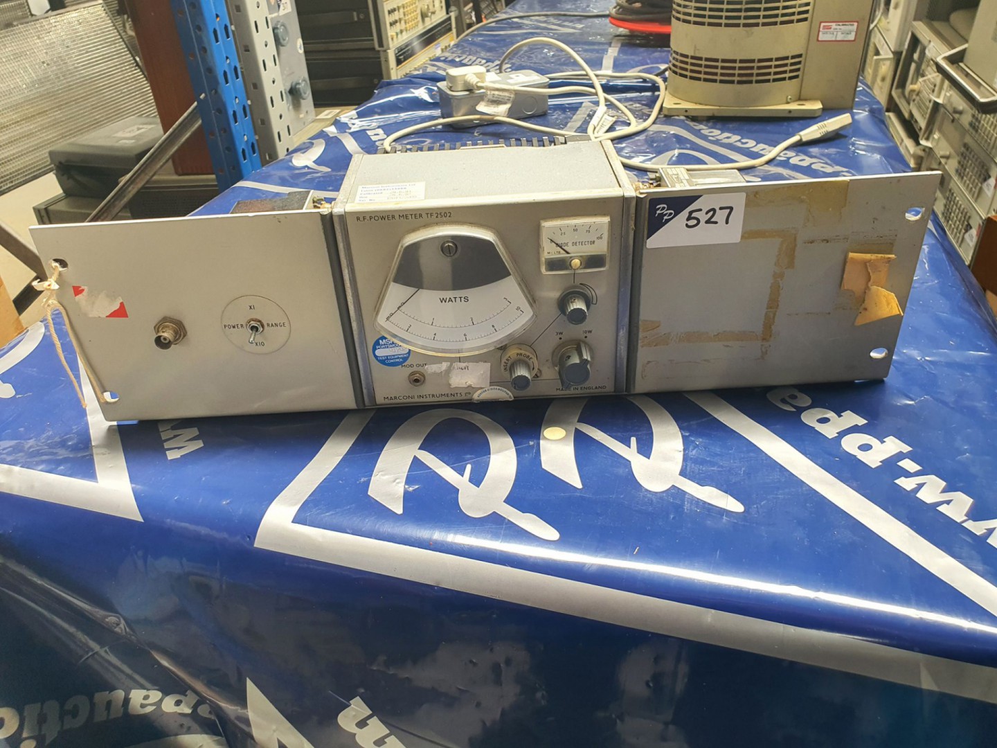 Marconi TF2502 RF power meter with Bird 8343-100 a...