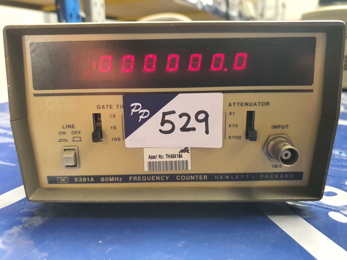 HP 5381A frequency counter, 80MHz (T323) - lot loc...