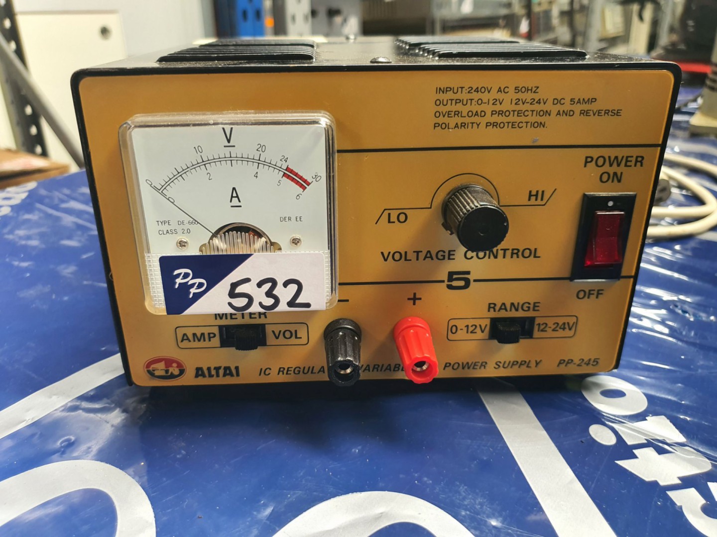 Altai PP245 PSU, 0-24v / 5A (T124) - lot located a...