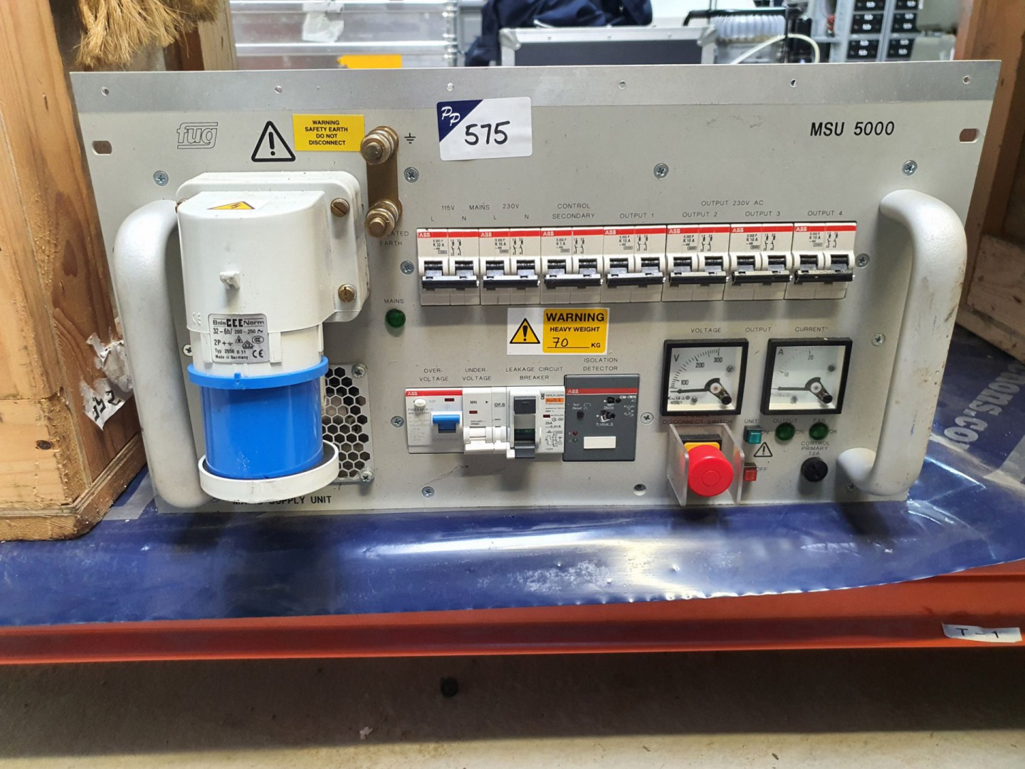 FUG MSU 5000 mains supply unit (T80) - lot located...