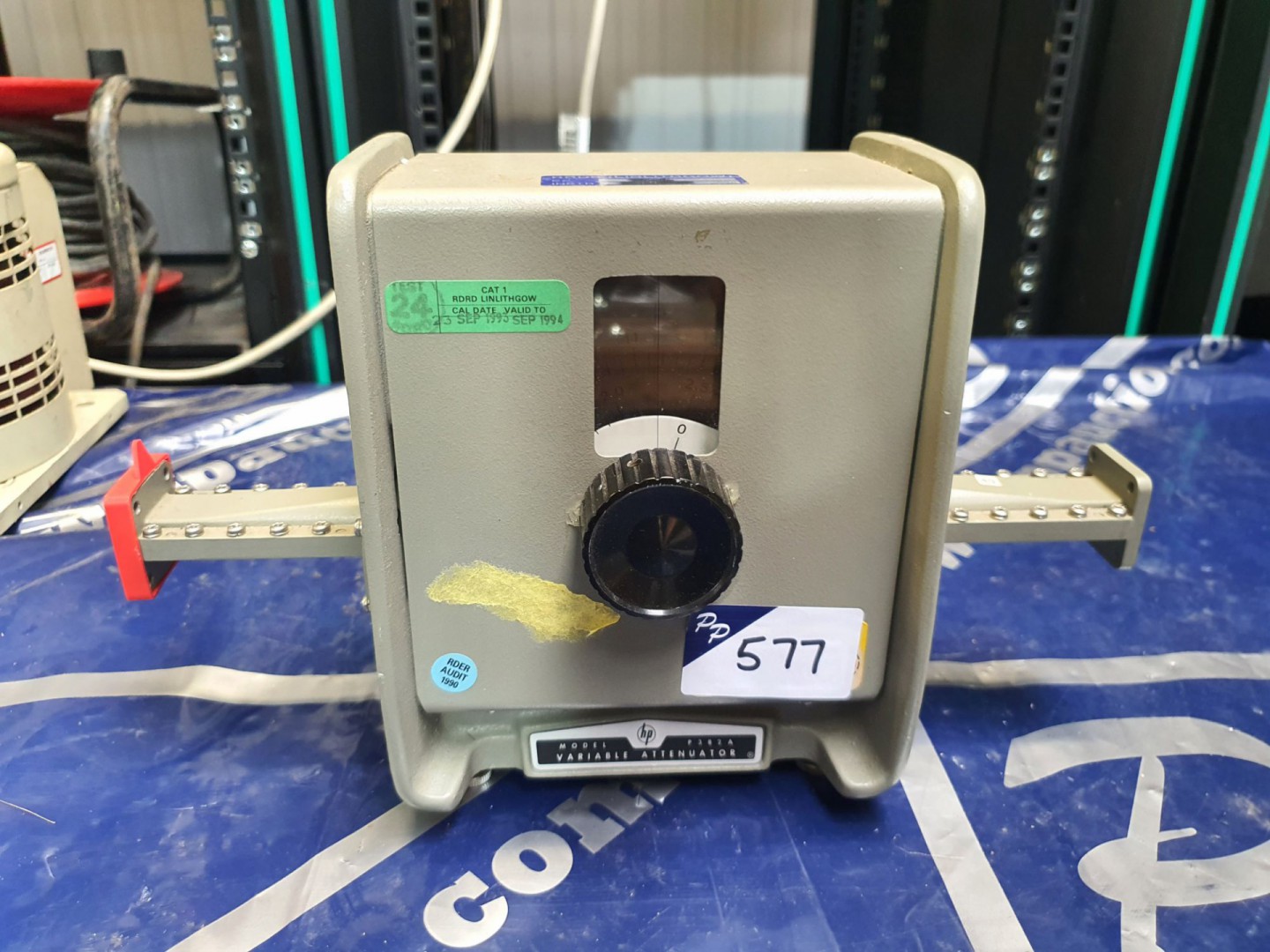 HP P382A variable attenuator (T127) - lot located...