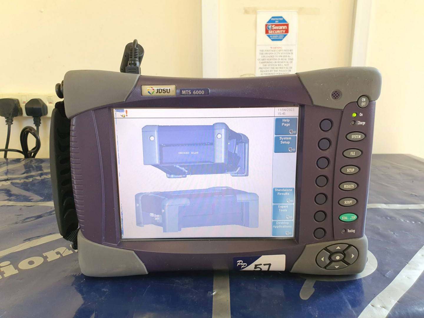 JDSU MTS 6000 fibre optic testing platform - lot l...