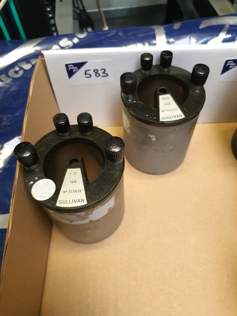 2x Sullivan RES-Standards 1, 10 OHMS (T433) - lot...
