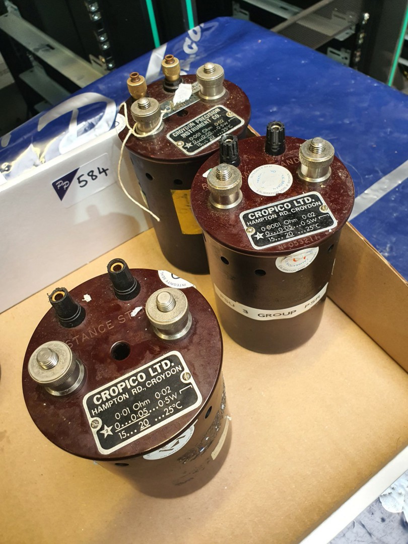 3x Cropico / Croydon RES standards, 0.0001, 0.001,...
