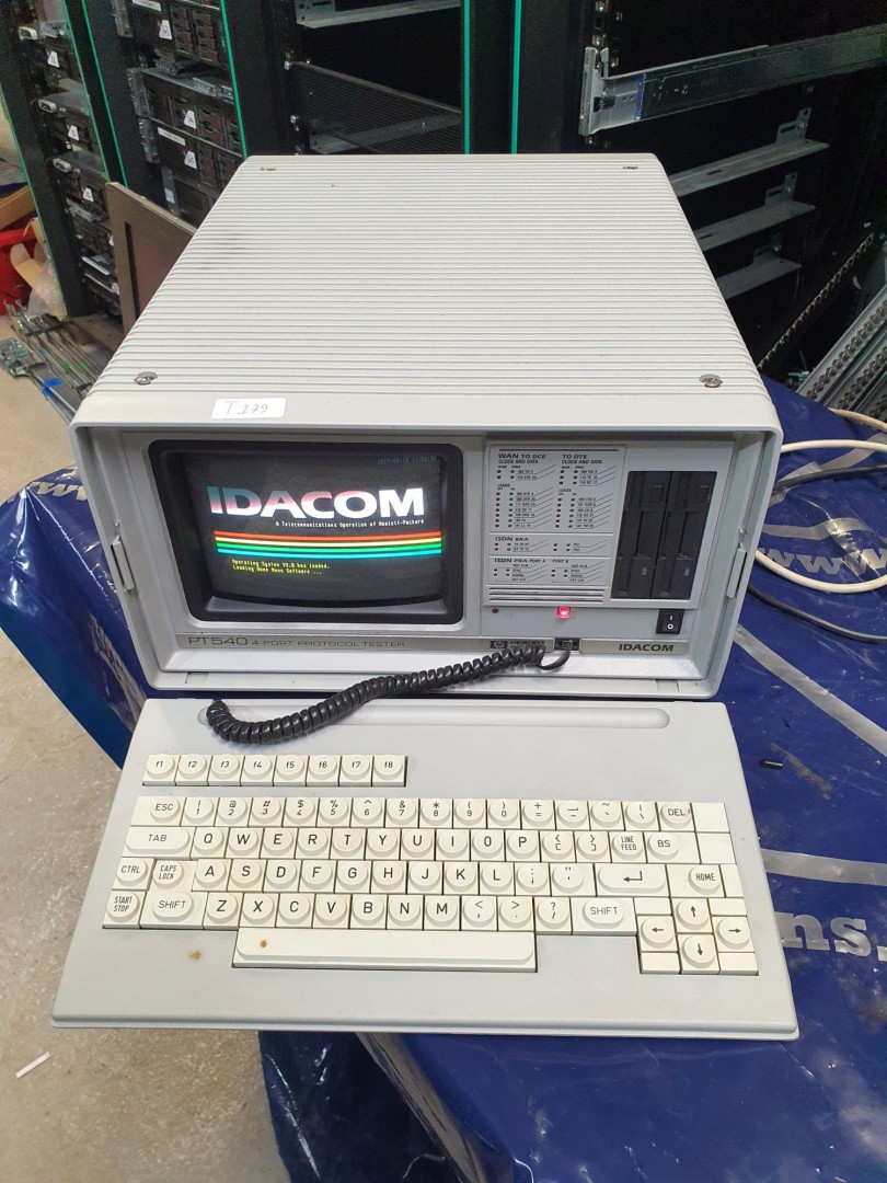 Idacom/HP PT540 protocol tester with E4104A test p...