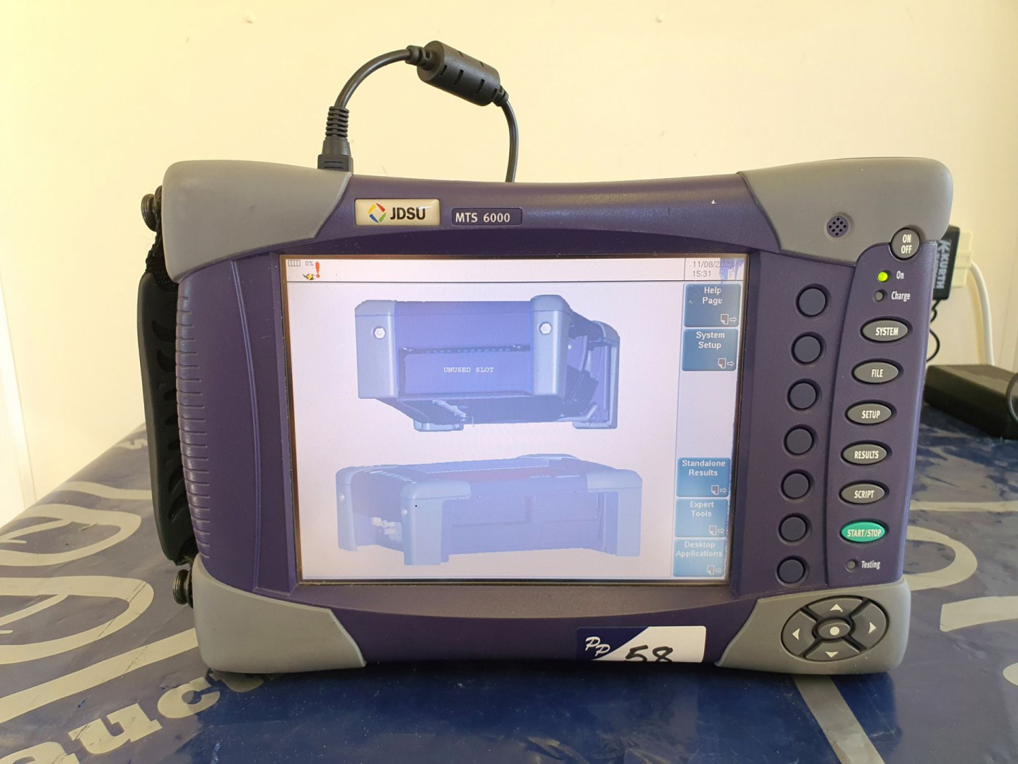 JDSU MTS 6000 fibre optic testing platform - lot l...