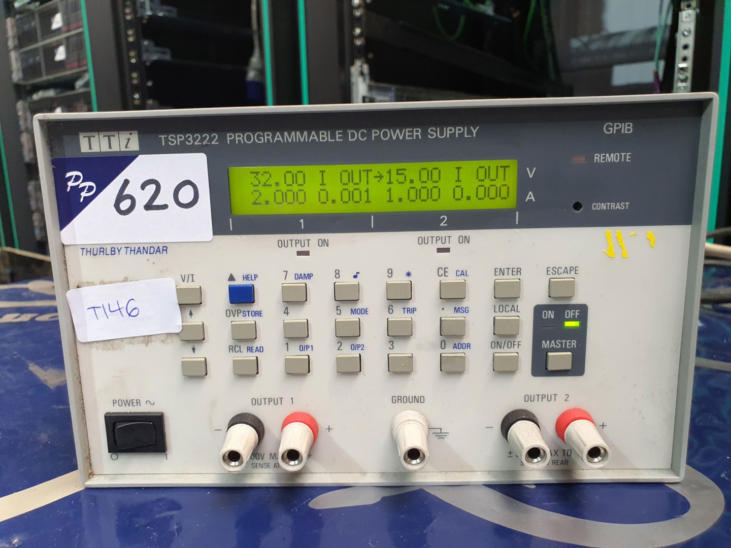 Thurlby TTI TSP 3222 prog. DC PSU 0-30v / 0-2A twi...