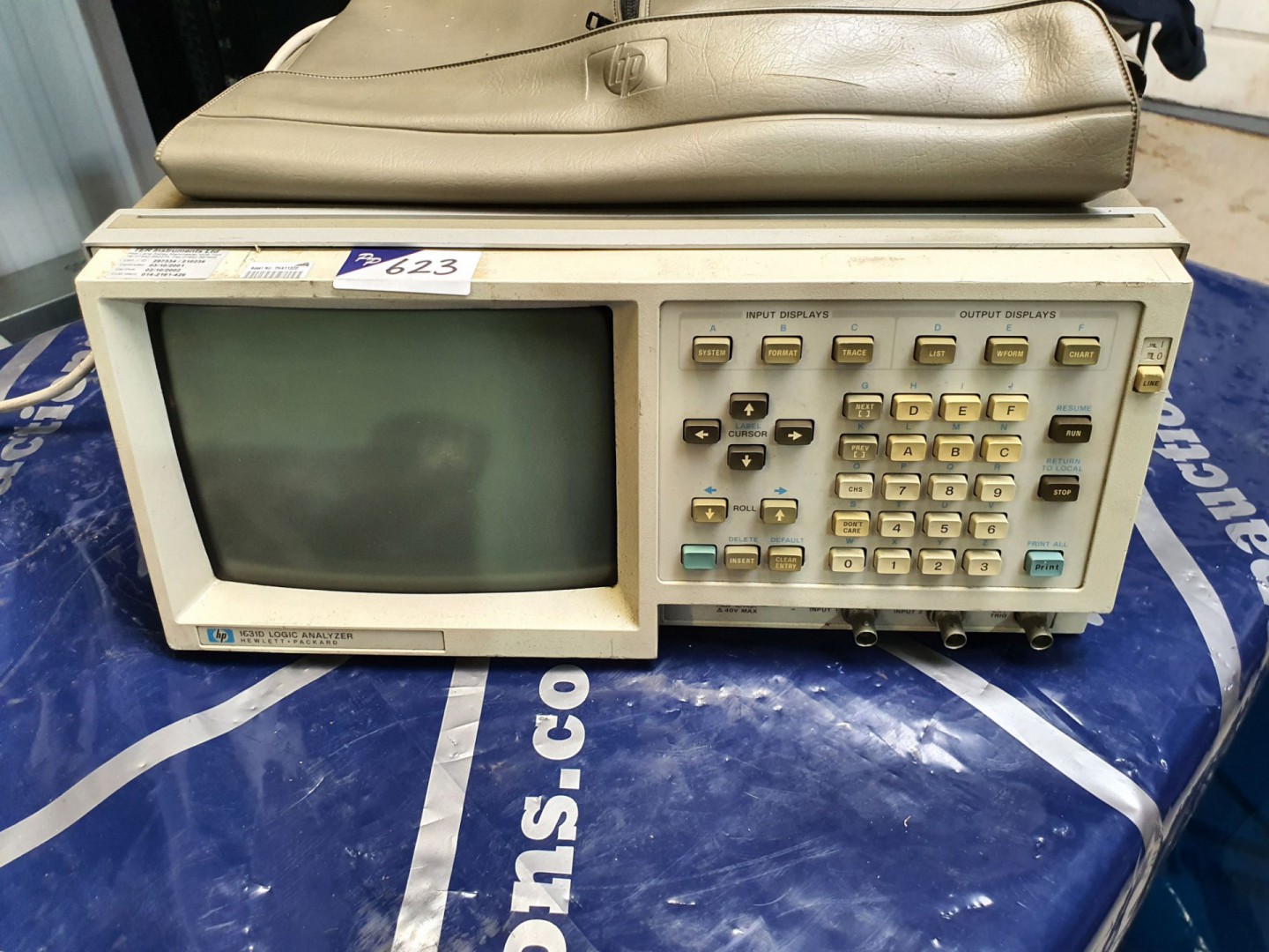 HP 1631D logic analyser with 5 pods (T70) - lot lo...