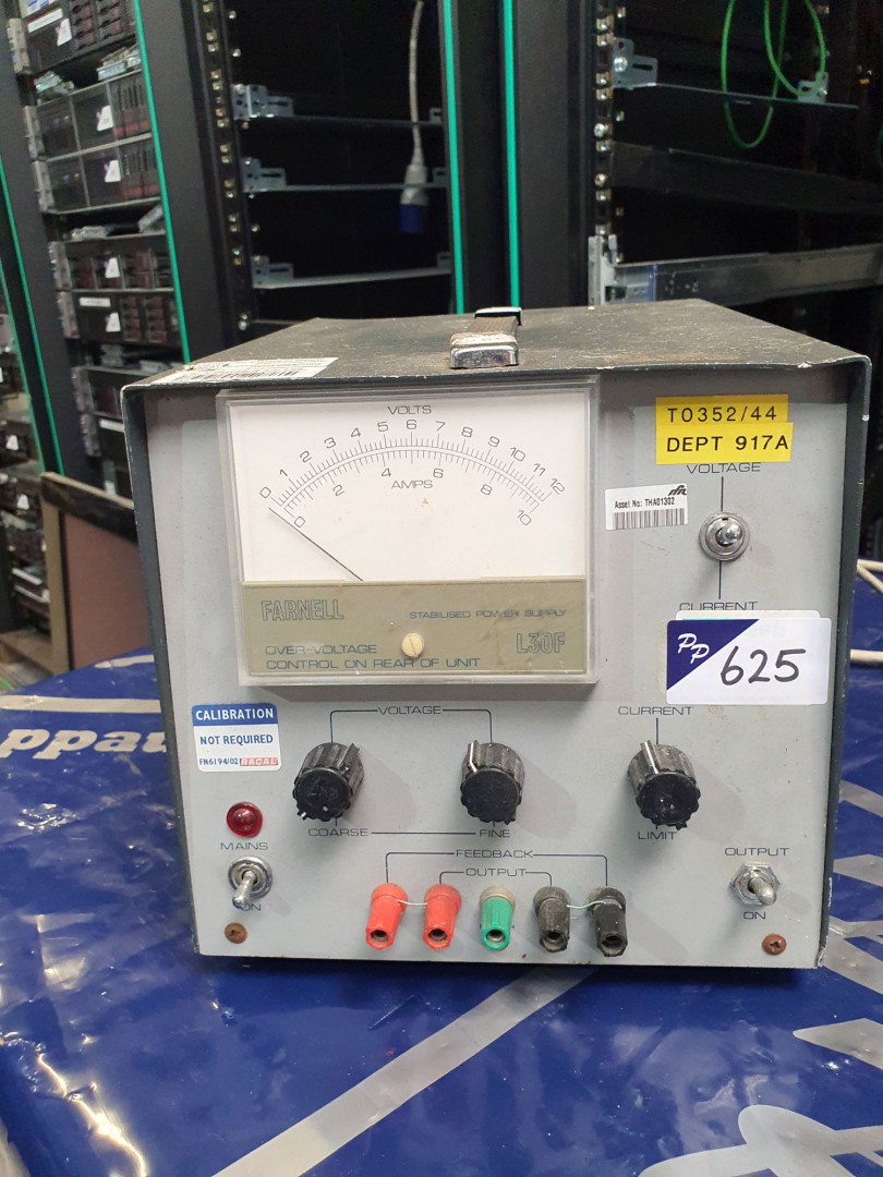 Farnell L30F PSU, 0-12v / 0-10A (T142) - lot locat...